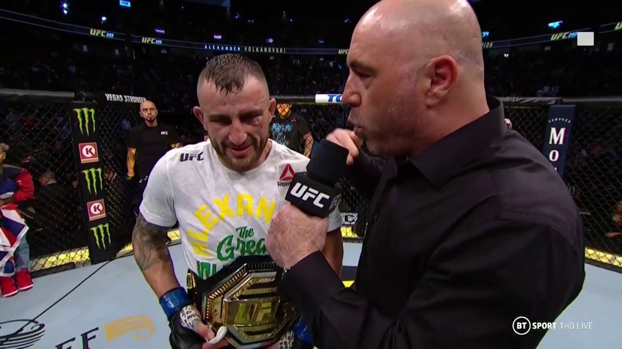 Alex Volkanovski reacts to huge title win at UFC 245